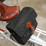 Canvas bike handlebar bag Tourbon