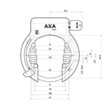 Bike Frame Lock AXA Solid black