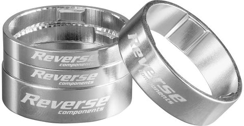 Spacer Set Ultra-Light 1 1/8" Silver Reverse