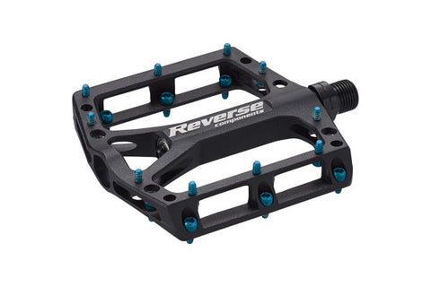 Bike Pedals Reverse Black ONE Black Light Blue